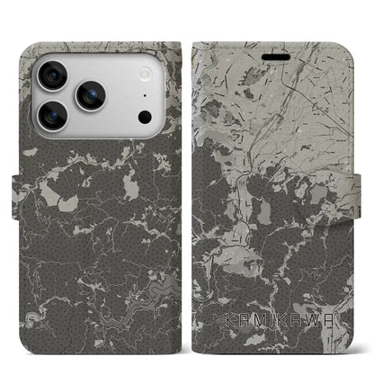 【神川（埼玉県）】地図柄iPhoneケース（手帳タイプ）