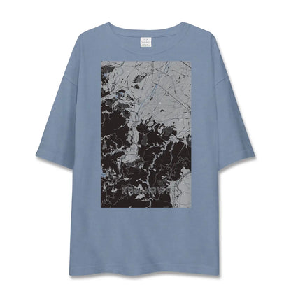 【神川（埼玉県）】地図柄ビッグシルエットTシャツ