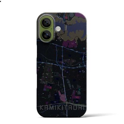 【上北台（東京都）】地図柄iPhoneケース（バックカバータイプ）