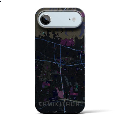 【上北台（東京都）】地図柄iPhoneケース（バックカバータイプ）