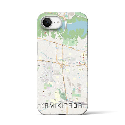 【上北台（東京都）】地図柄iPhoneケース（バックカバータイプ）