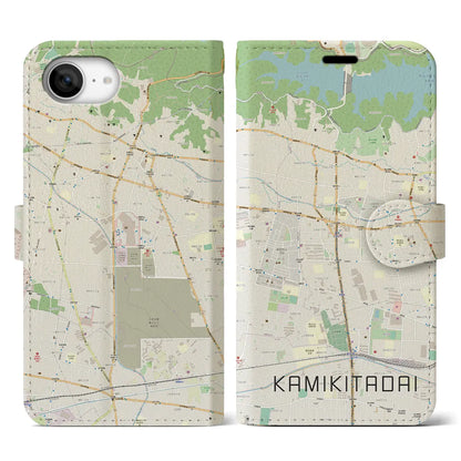 【上北台（東京都）】地図柄iPhoneケース（手帳タイプ）