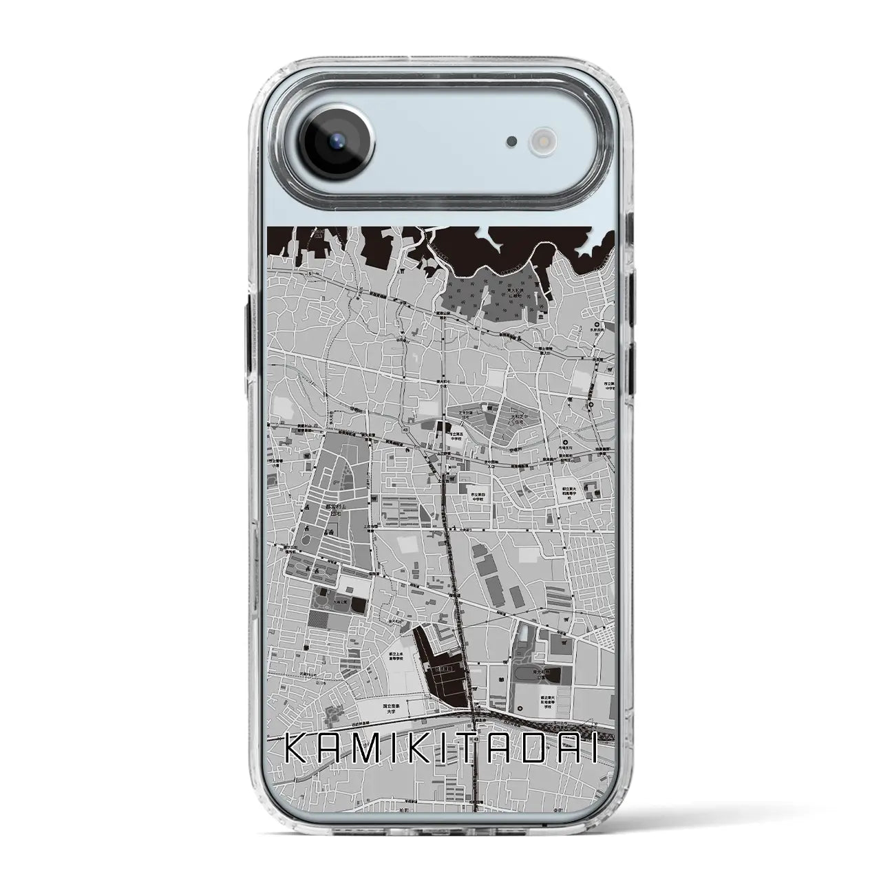 【上北台（東京都）】地図柄iPhoneケース（MagSafeタイプ）