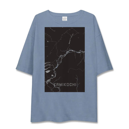 【上高地（長野県）】地図柄ビッグシルエットTシャツ