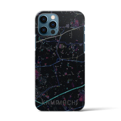 【上町（東京都）】地図柄iPhoneケース（バックカバータイプ）