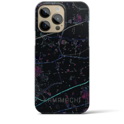 【上町（東京都）】地図柄iPhoneケース（バックカバータイプ）