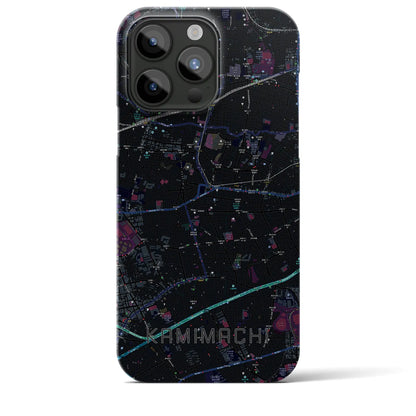 【上町（東京都）】地図柄iPhoneケース（バックカバータイプ）