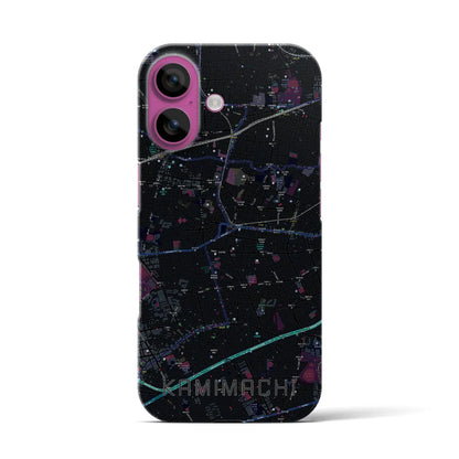 【上町（東京都）】地図柄iPhoneケース（バックカバータイプ）