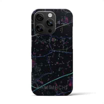 【上町（東京都）】地図柄iPhoneケース（バックカバータイプ）