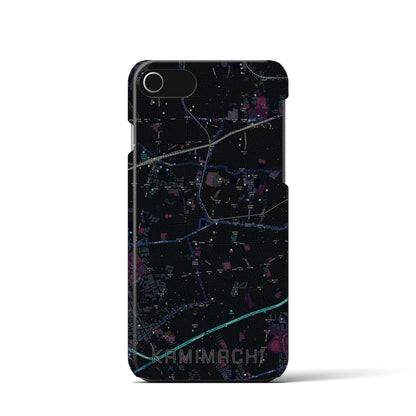 【上町（東京都）】地図柄iPhoneケース（バックカバータイプ）