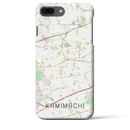 【上町（東京都）】地図柄iPhoneケース（バックカバータイプ）