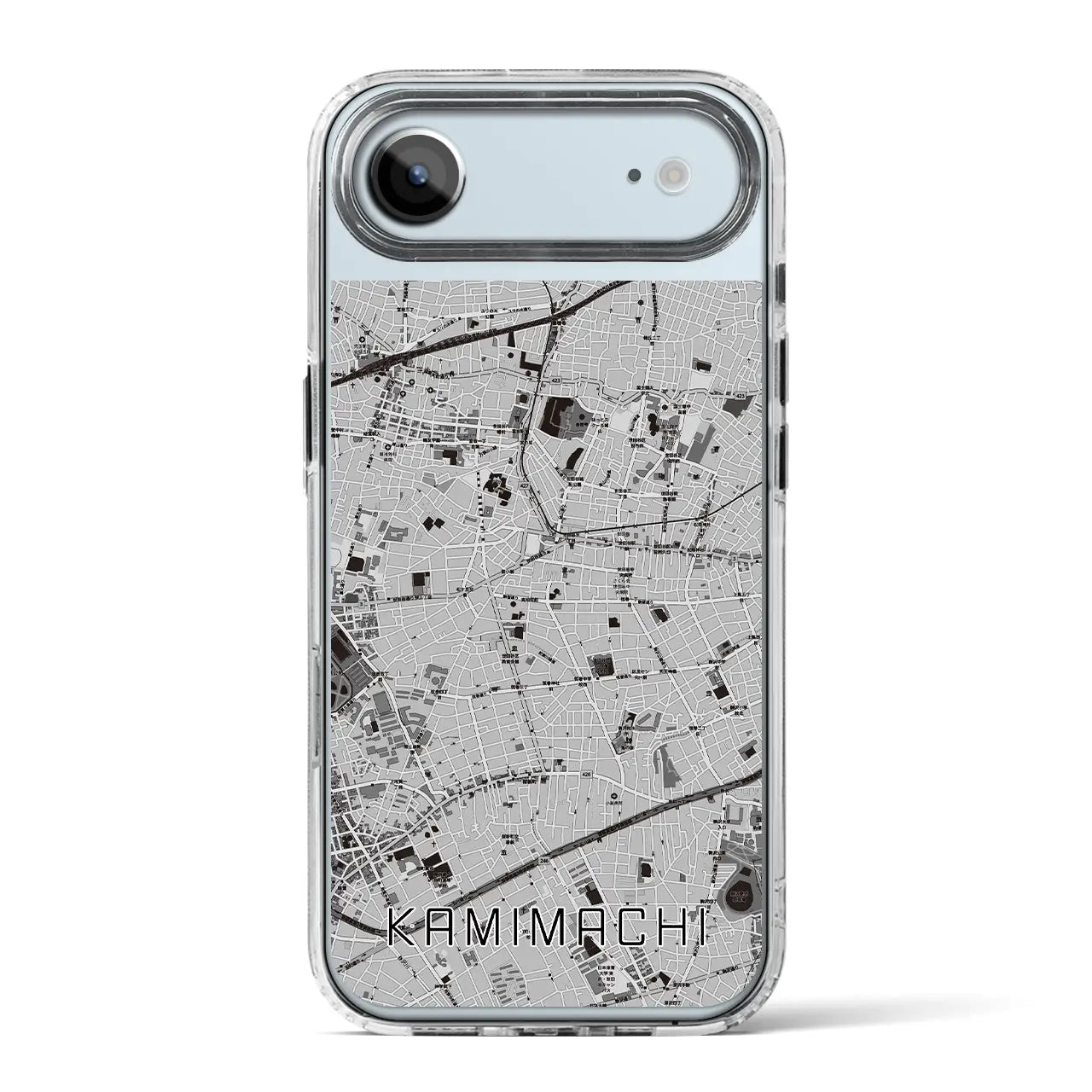 【上町（東京都）】地図柄iPhoneケース（MagSafeタイプ）