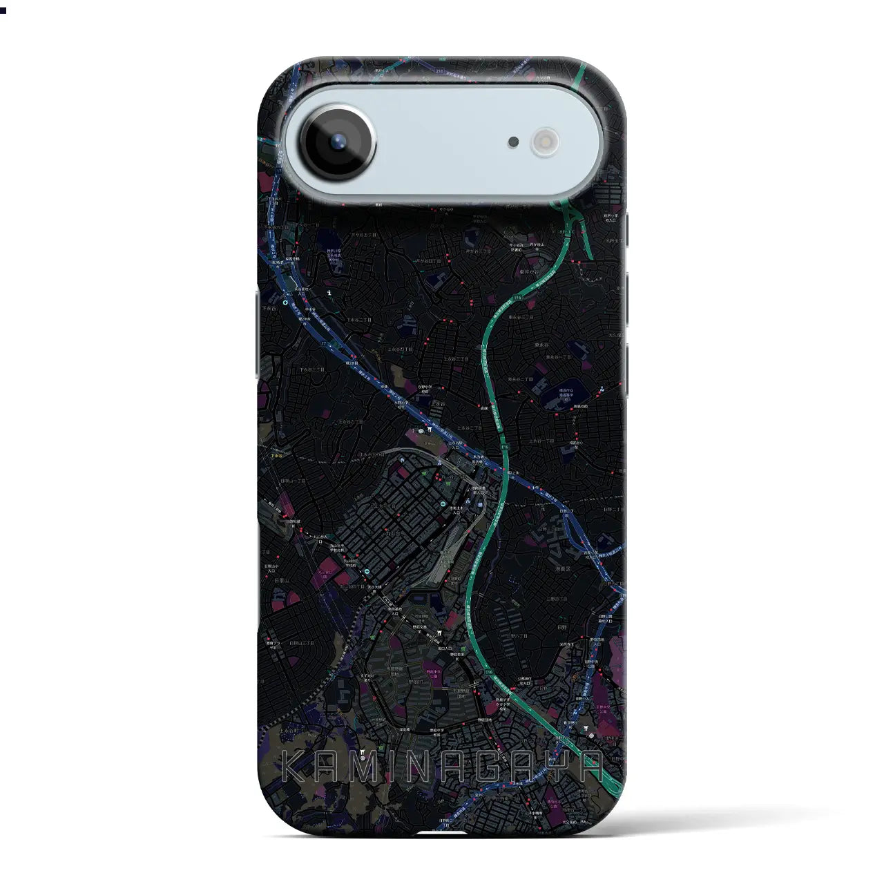 【上永谷（神奈川県）】地図柄iPhoneケース（バックカバータイプ）