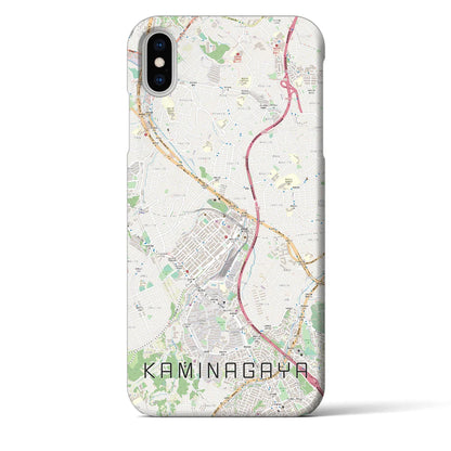 【上永谷（神奈川県）】地図柄iPhoneケース（バックカバータイプ）