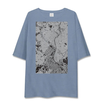 【上永谷（神奈川県）】地図柄ビッグシルエットTシャツ