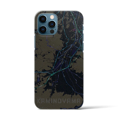 【上山（山形県）】地図柄iPhoneケース（バックカバータイプ）