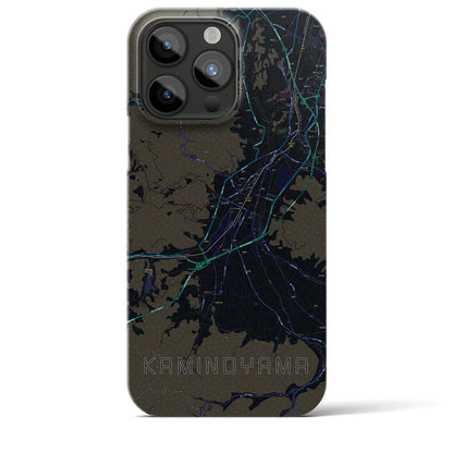 【上山（山形県）】地図柄iPhoneケース（バックカバータイプ）