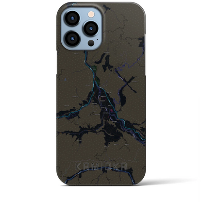 【神岡（岐阜県）】地図柄iPhoneケース（バックカバータイプ）