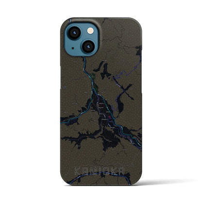 【神岡（岐阜県）】地図柄iPhoneケース（バックカバータイプ）