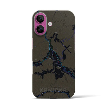 【神岡（岐阜県）】地図柄iPhoneケース（バックカバータイプ）