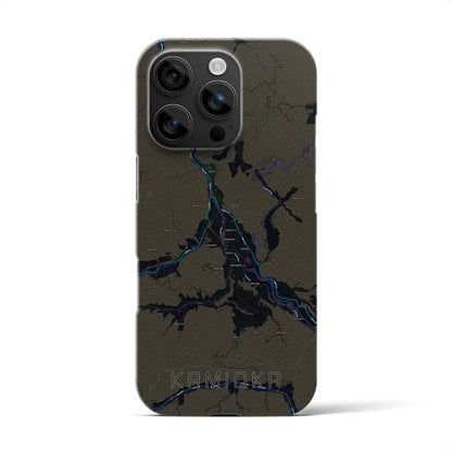 【神岡（岐阜県）】地図柄iPhoneケース（バックカバータイプ）