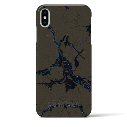 【神岡（岐阜県）】地図柄iPhoneケース（バックカバータイプ）