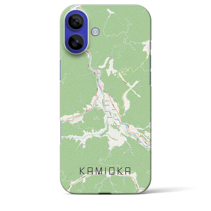 【神岡（岐阜県）】地図柄iPhoneケース（バックカバータイプ）ナチュラル・iPhone 16 Pro Max 用