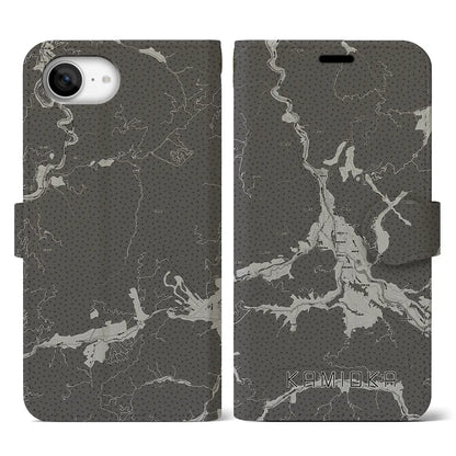 【神岡（岐阜県）】地図柄iPhoneケース（手帳タイプ）