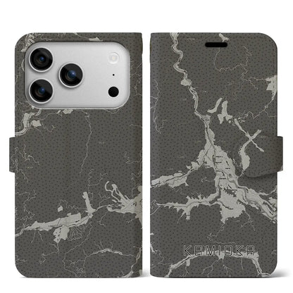 【神岡（岐阜県）】地図柄iPhoneケース（手帳タイプ）