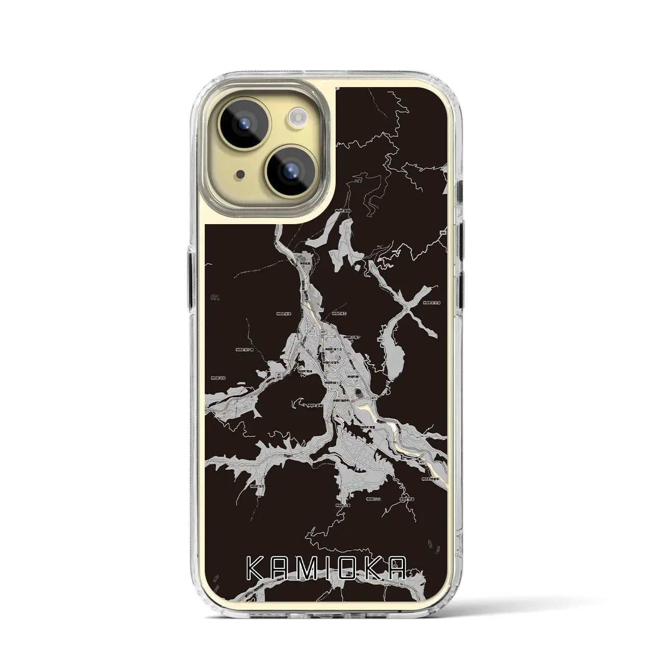【神岡（岐阜県）】地図柄iPhoneケース（MagSafeタイプ）