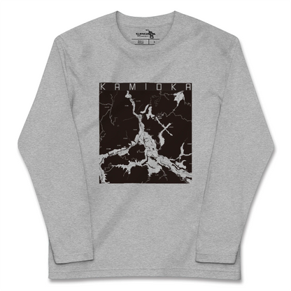 【神岡（岐阜県）】地図柄ロングスリーブTシャツ