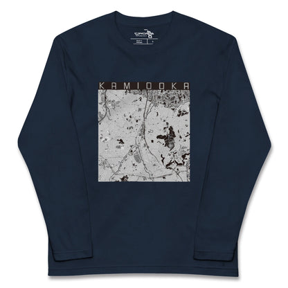 【上大岡（神奈川県）】地図柄ロングスリーブTシャツ