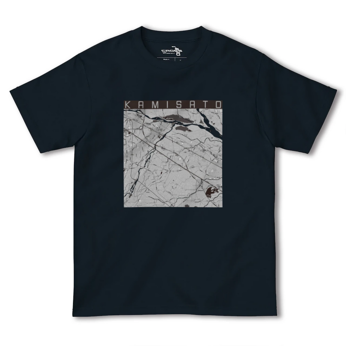 【上里(埼玉県)】地図柄ヘビーウェイトTシャツ