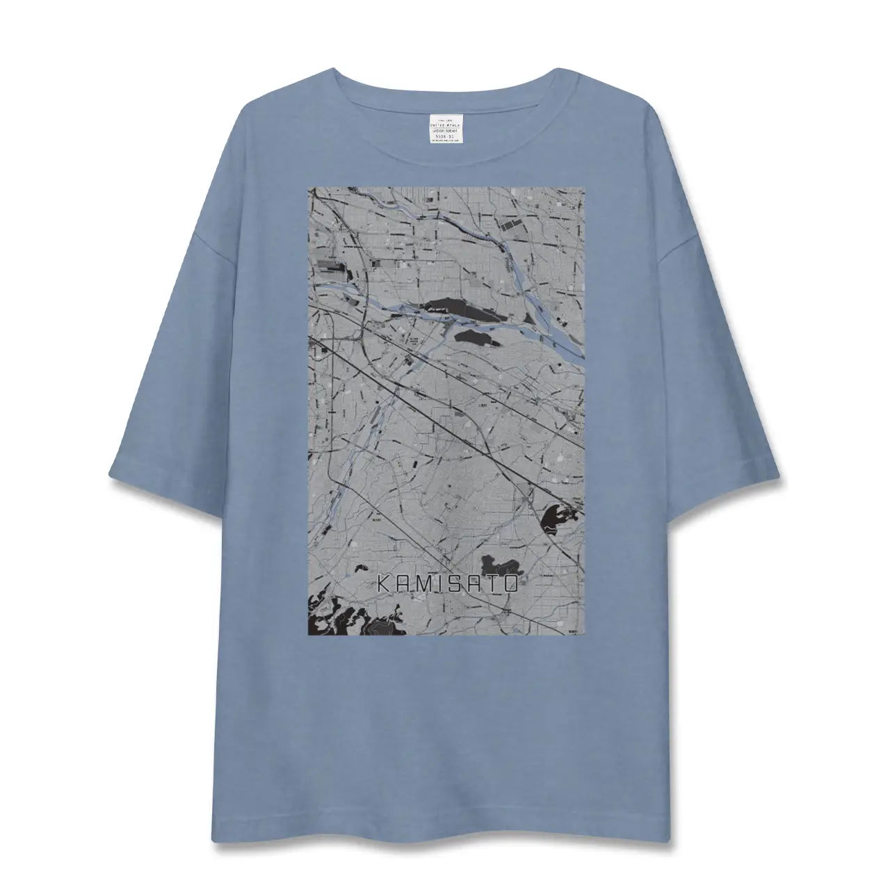 【上里（埼玉県）】地図柄ビッグシルエットTシャツ