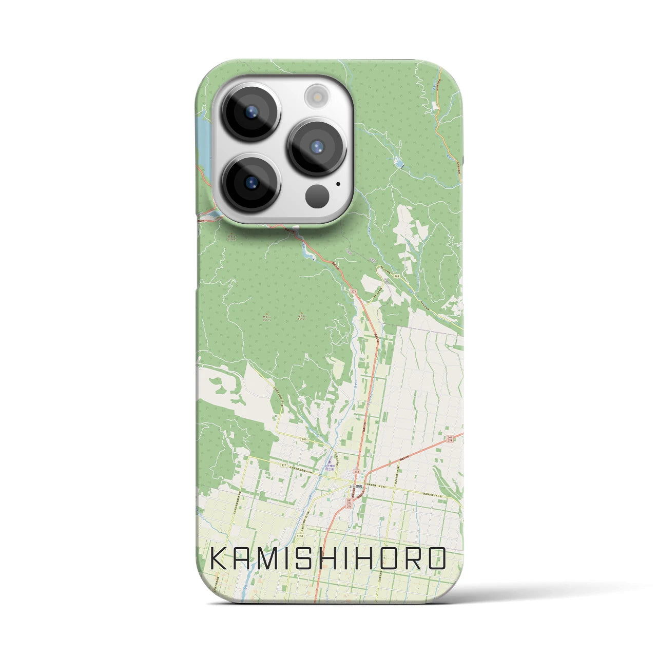 【上士幌（北海道）】地図柄iPhoneケース（バックカバータイプ）