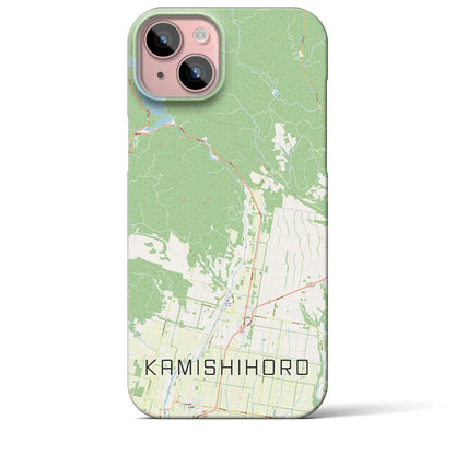 【上士幌（北海道）】地図柄iPhoneケース（バックカバータイプ）