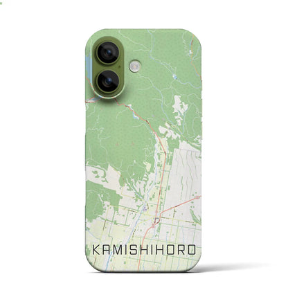 【上士幌（北海道）】地図柄iPhoneケース（バックカバータイプ）