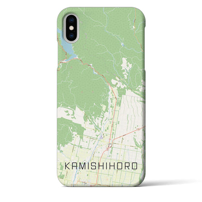 【上士幌（北海道）】地図柄iPhoneケース（バックカバータイプ）
