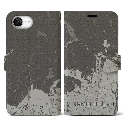 【上士幌（北海道）】地図柄iPhoneケース（手帳タイプ）