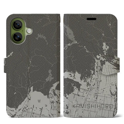 【上士幌（北海道）】地図柄iPhoneケース（手帳タイプ）