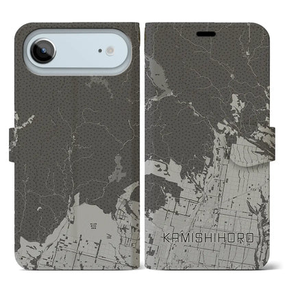 【上士幌（北海道）】地図柄iPhoneケース（手帳タイプ）