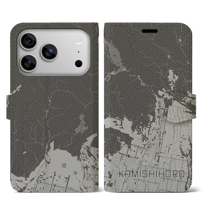 【上士幌（北海道）】地図柄iPhoneケース（手帳タイプ）