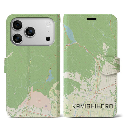 【上士幌（北海道）】地図柄iPhoneケース（手帳タイプ）