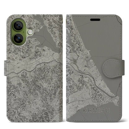 【神栖2（茨城県）】地図柄iPhoneケース（手帳タイプ）