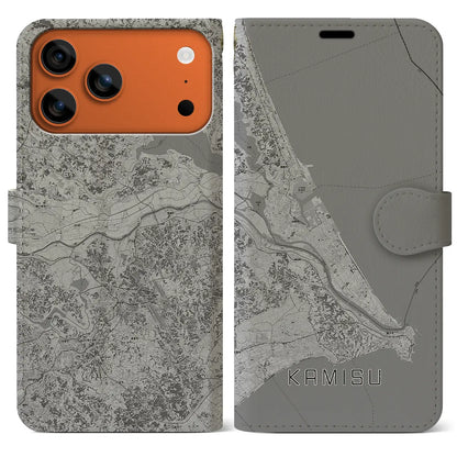 【神栖2（茨城県）】地図柄iPhoneケース（手帳タイプ）