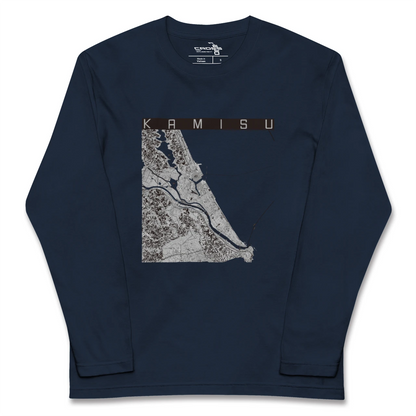 【神栖2（茨城県）】地図柄ロングスリーブTシャツ