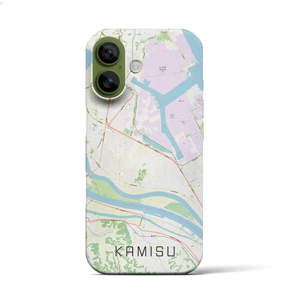 【神栖（茨城県）】地図柄iPhoneケース（バックカバータイプ）