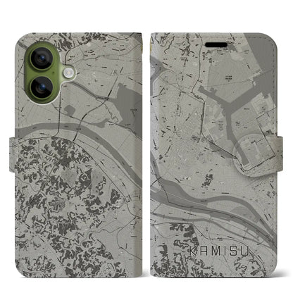 【神栖（茨城県）】地図柄iPhoneケース（手帳タイプ）