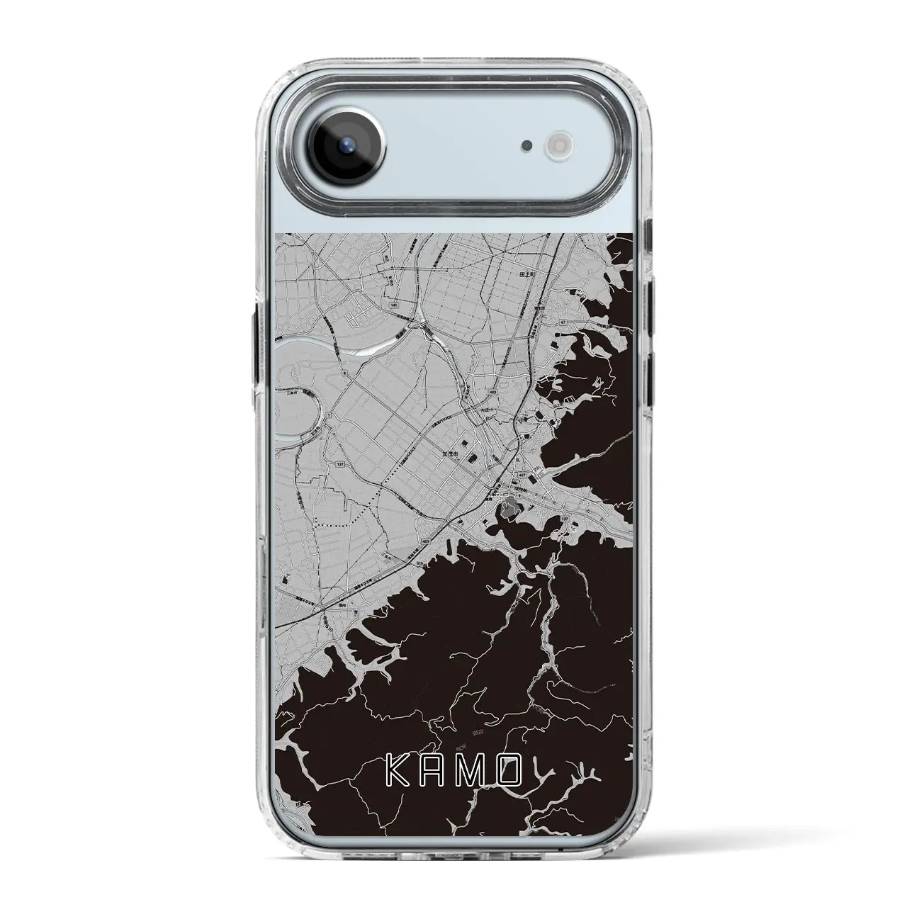 【加茂（新潟県）】地図柄iPhoneケース（MagSafeタイプ）