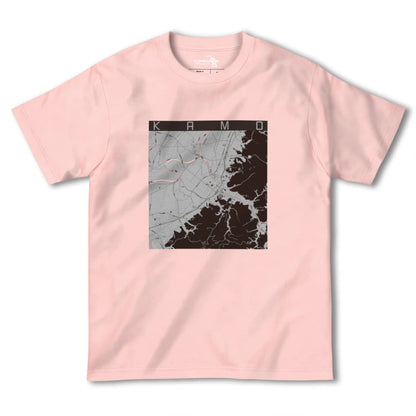 【加茂（新潟県）】地図柄ヘビーウェイトTシャツ